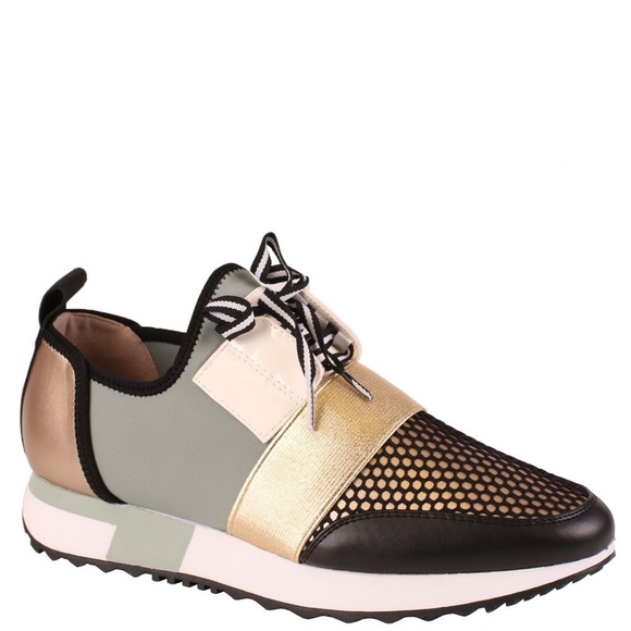 steve madden antics jogger sneakers rose gold